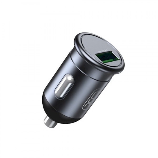 XO car charger CC46 QC 3.0 18W 1x USB gray