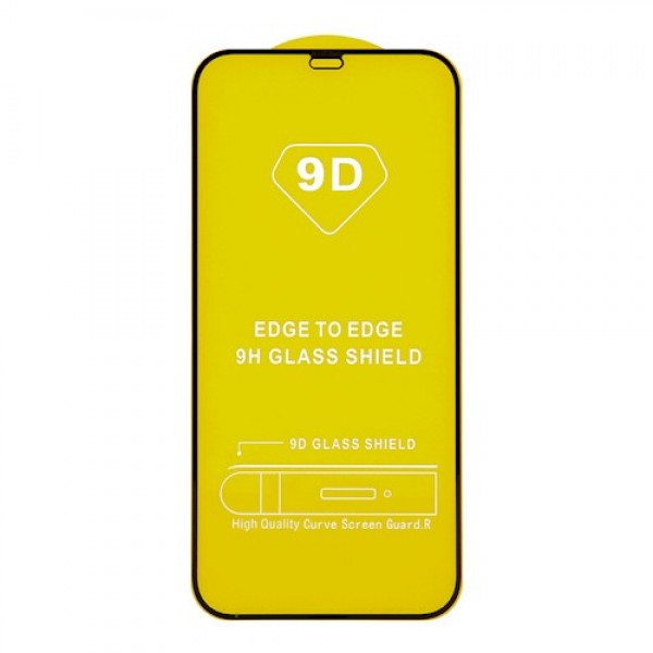 Tempered Glass 9D iPhone X / XS / 11 Pro black fra...